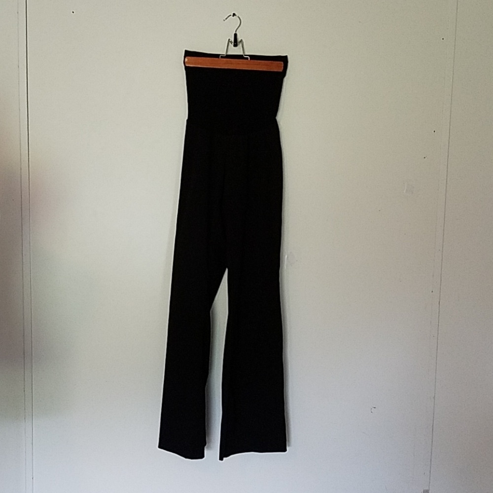 Black Pinstripe Maternity Dress Pants